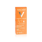 Vichy IDEAL SOLEIL - SPF50+ Crème Solaire Onctueuse Protectrice, Visage Peaux Sensibles Normales à Sèches, 50ML